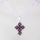 Small Cross - Theonie-Violet Organza - 2